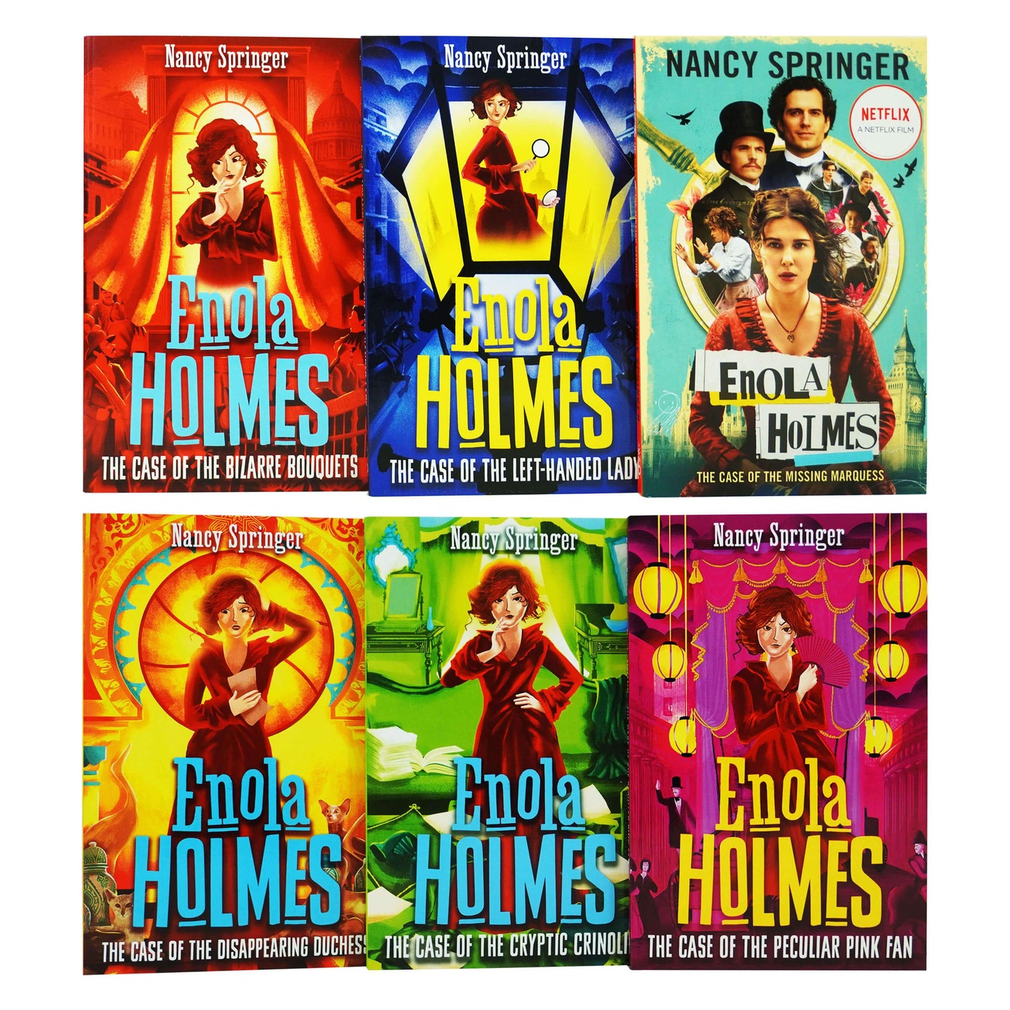 Enola Holmes 6 Books Collection Set By Nancy Springer - Ages 9+ - Paperback
