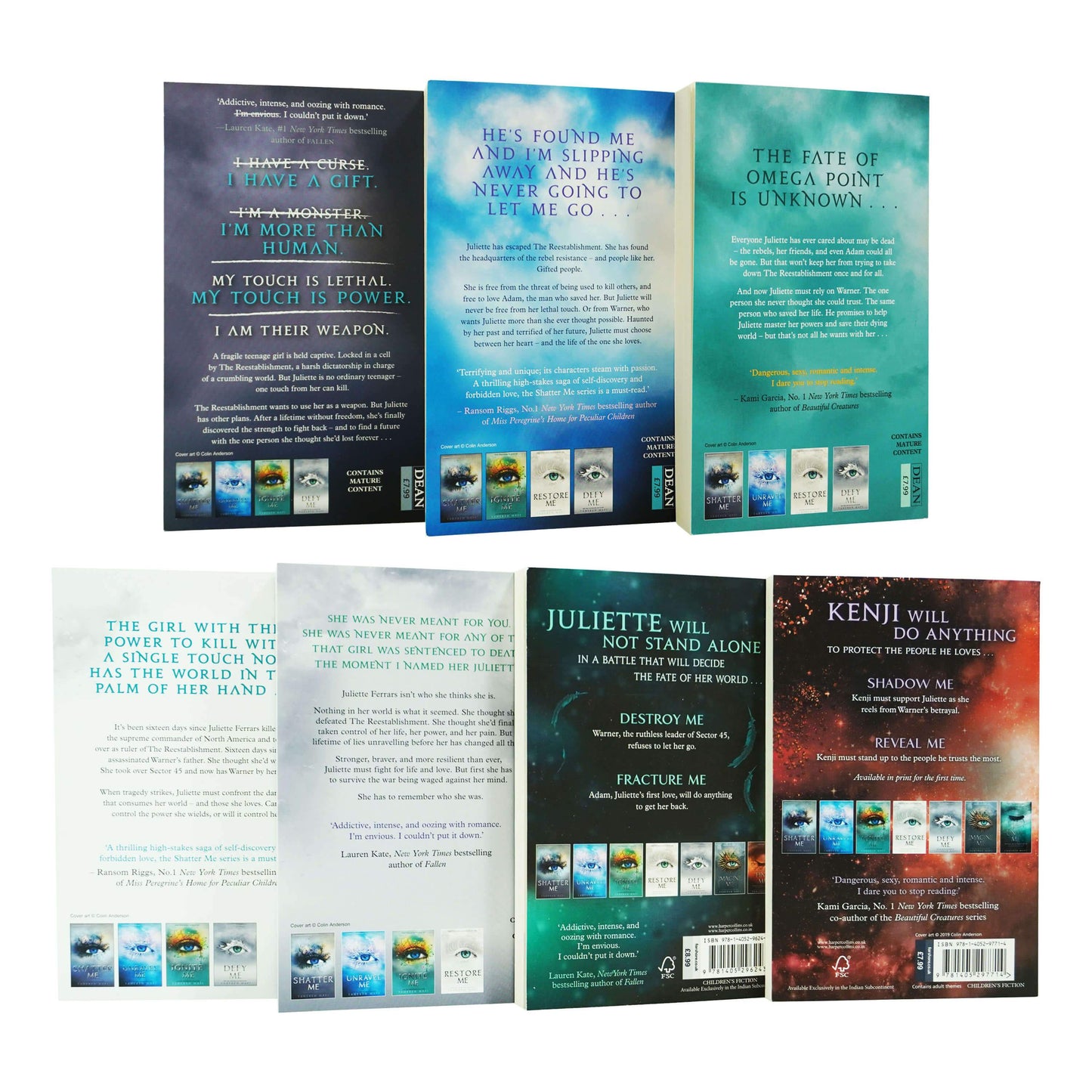 Shatter Me Series By Tahereh Mafi 7 Books Collection Set - Ages 12+ - Paperback