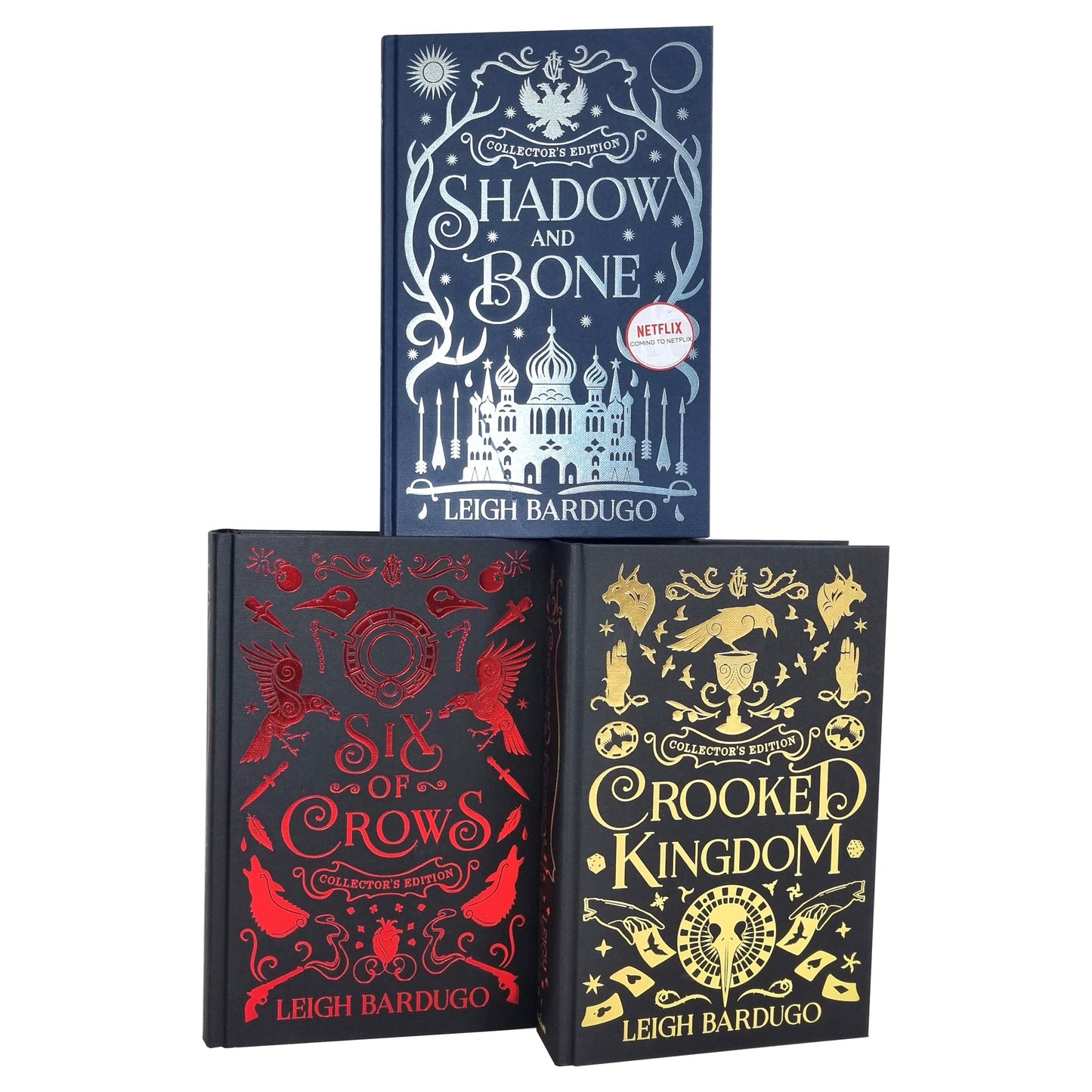 Grishaverse Shadow and Bone & Six of Crows Duology Collector's Edition 3 Books Collection Set by Leigh Bardugo - Age 13 years and up - Hardback