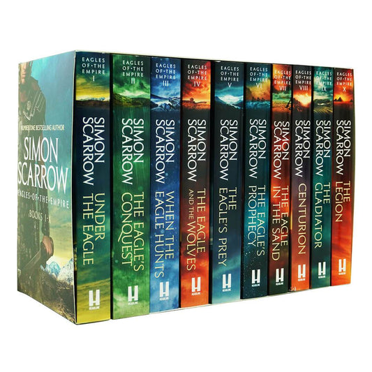 Eagles of the Empire Series 10 Books Collection Box Set by Simon Scarrow - Young Adult - Paperback