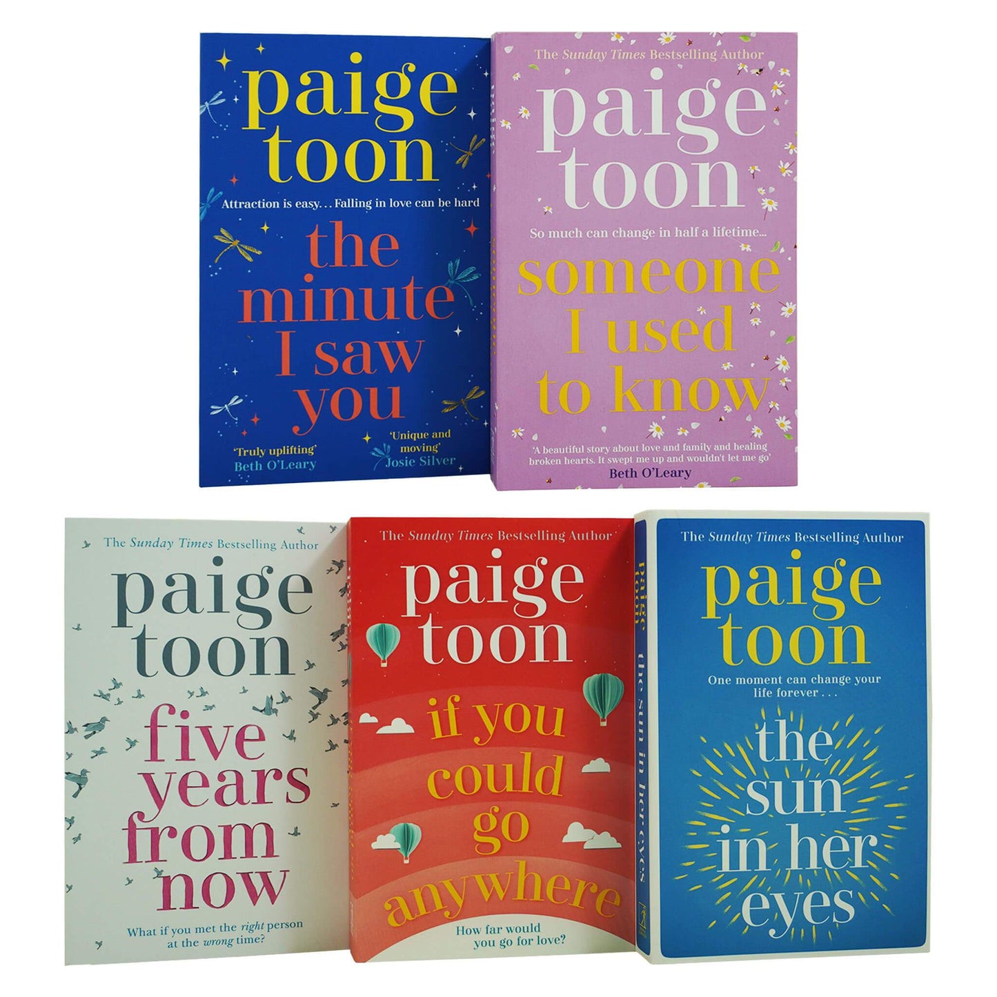 Paige Toon Collection 5 Books Set - Adult - Paperback