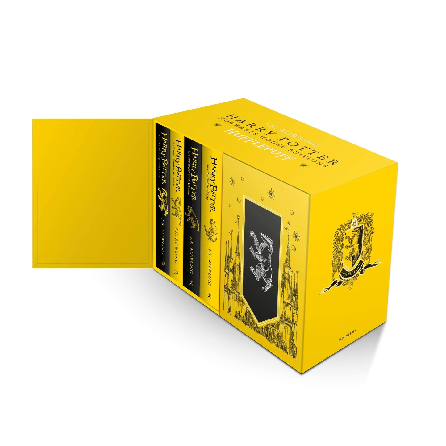 Harry Potter: Hogwarts House Editions - Hufflepuff 7 Books Box Set by J.K. Rowling - Ages 9+ - Hardback