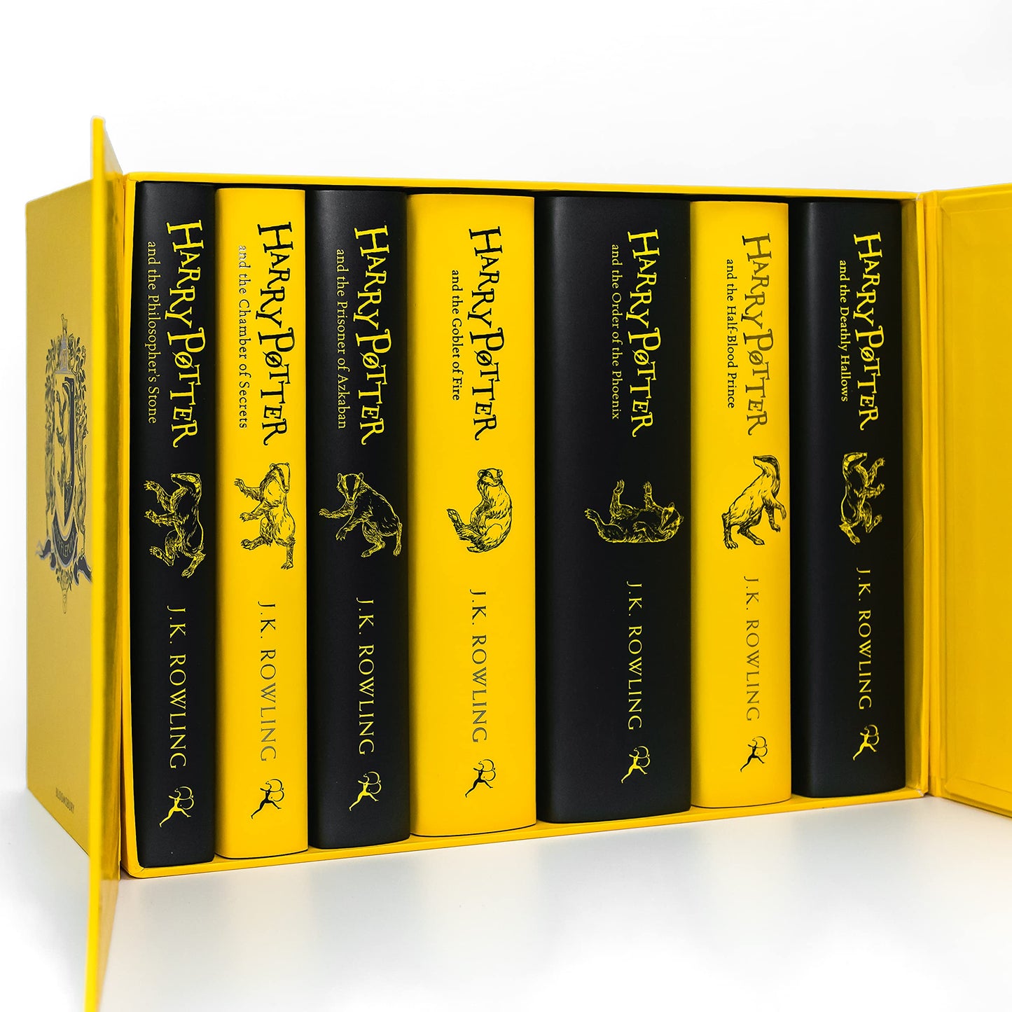 Harry Potter: Hogwarts House Editions - Hufflepuff 7 Books Box Set by J.K. Rowling - Ages 9+ - Hardback