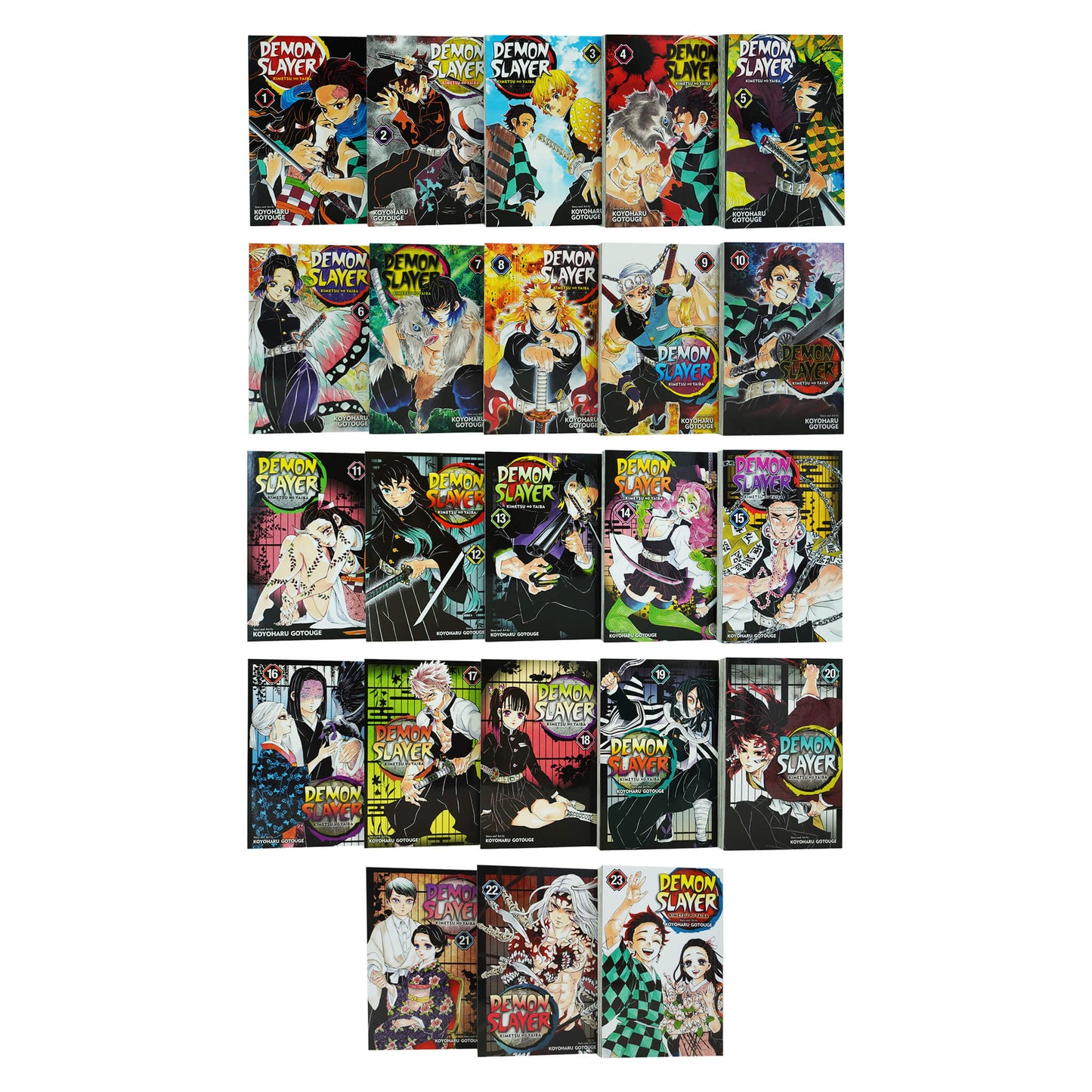 Demon Slayer by Koyoharu Gotouge: Vol. 1-23 Complete Box Set - Ages 14+ - Paperback