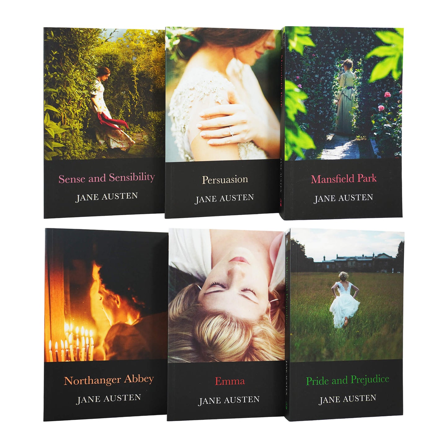 Jane Austen Complete 6 Books Box Set (Northanger, Emma, Pride, Sense, Persuasion, Park) - Adult - Paperback