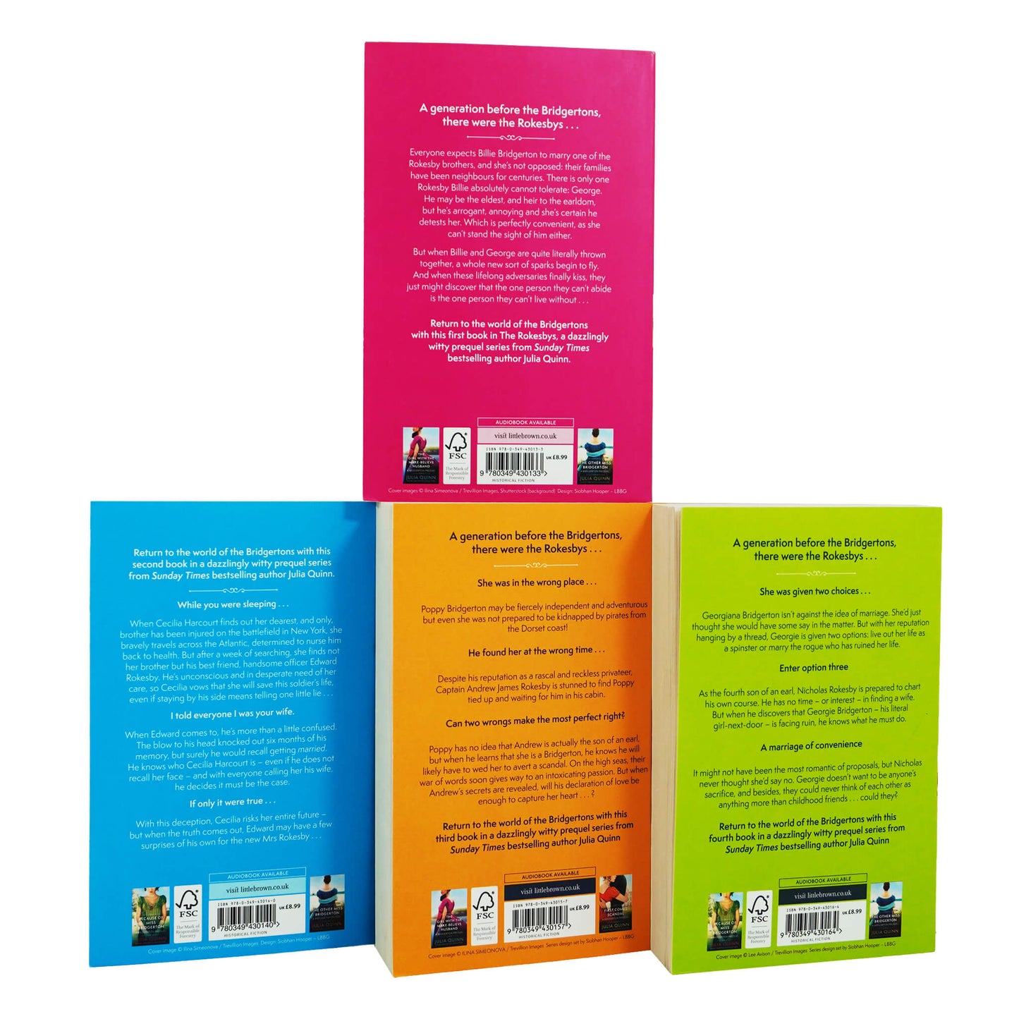 A Bridgerton Prequel Series By Julia Quinn 4 Books Collection Set - Fiction - Paperback