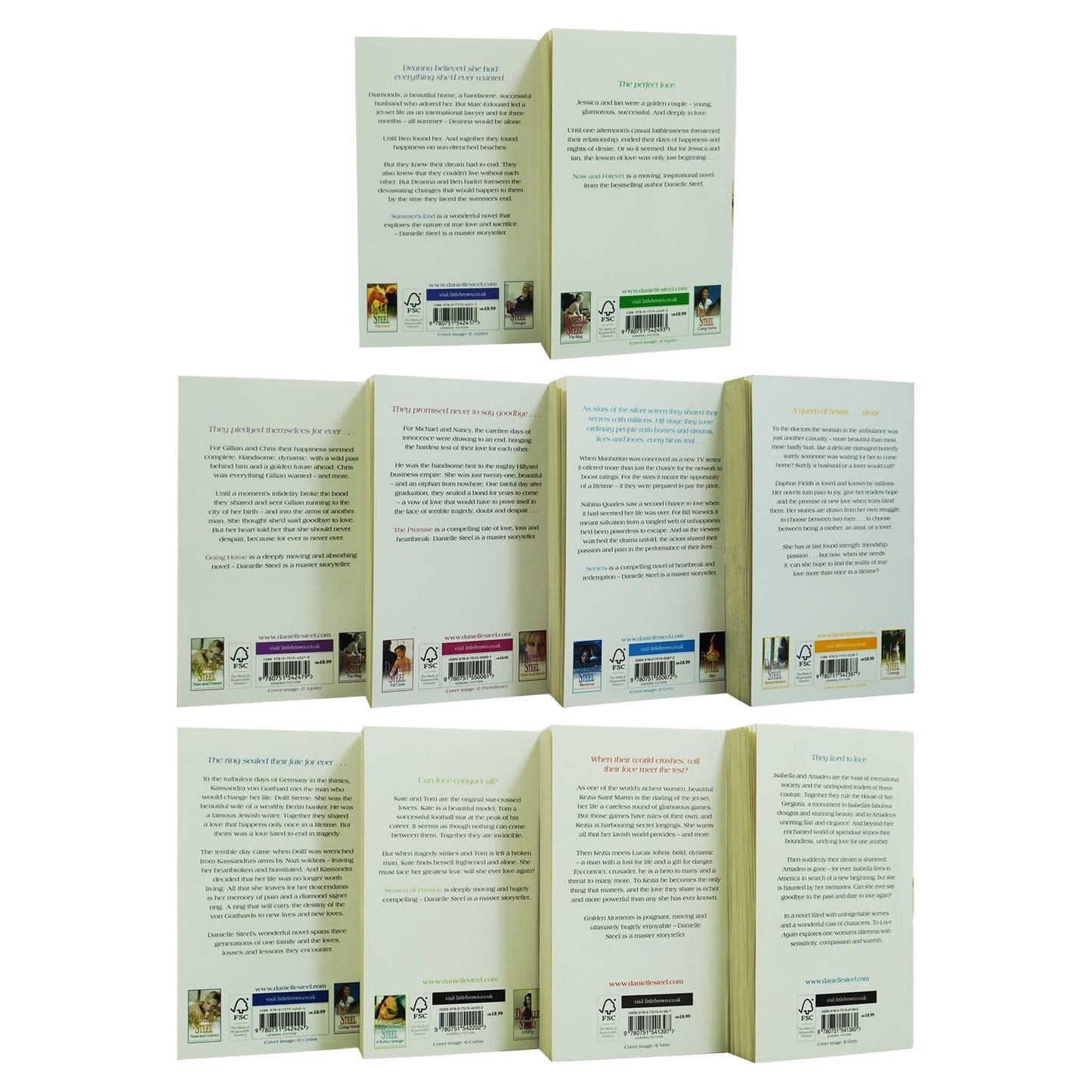 Danielle Steel Collection 10 Books Set - Adult - Paperback