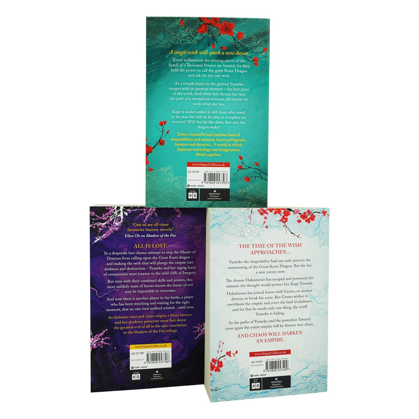 Shadow of the Fox 3 Books Collection Set By Julie Kagawa - Ages 13+ - Paperback