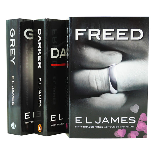 Fifty Shades as Told by Christian Trilogy by E L James 3 Books Collection Set - Fiction - Paperback