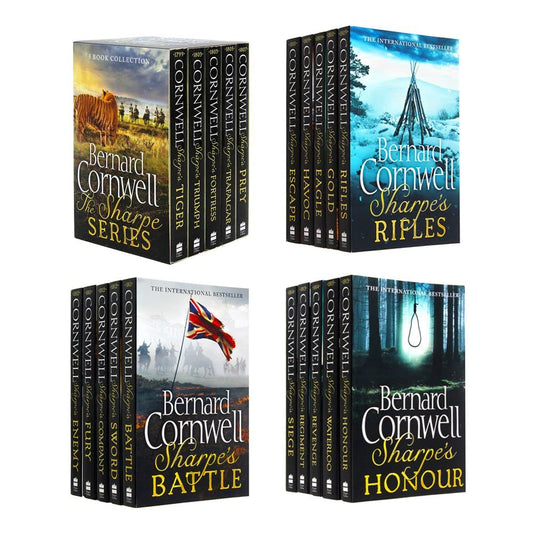 Sharpe by Bernard Cornwell: Books 1-20 Collection Set - Fiction - Paperback