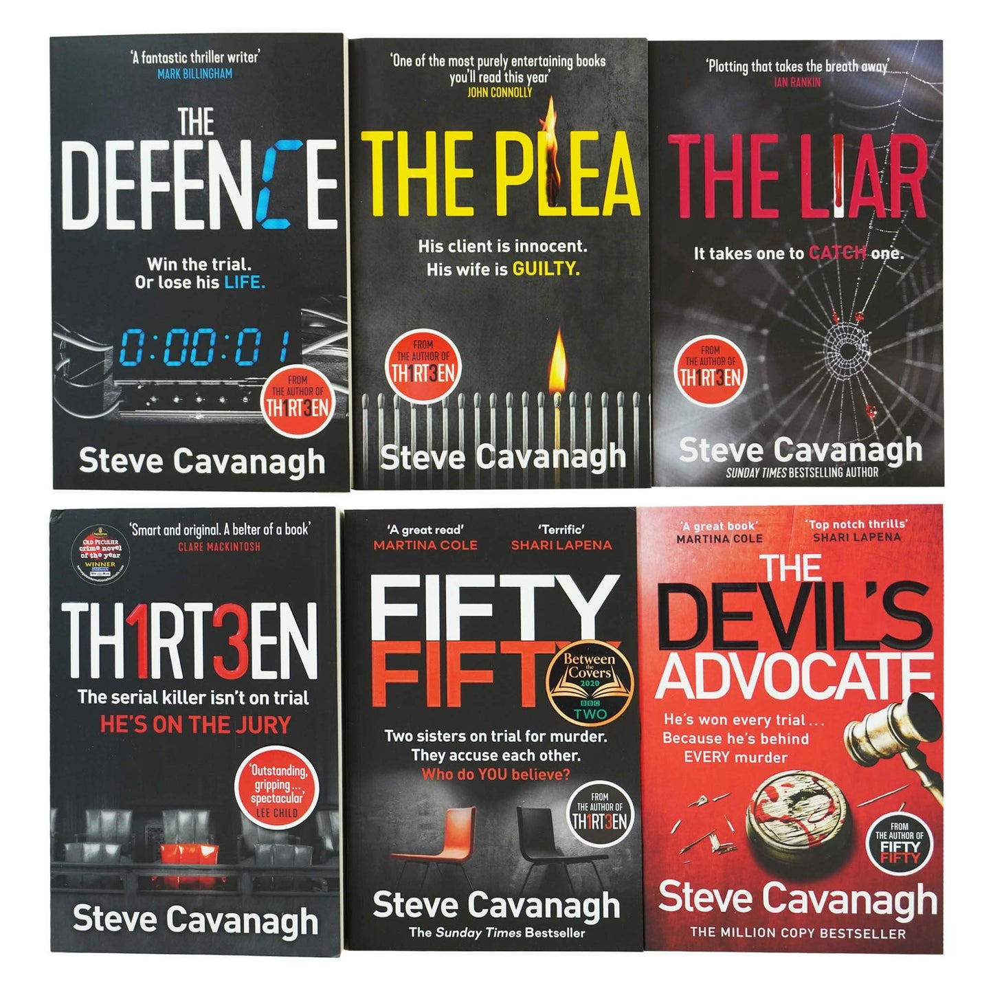 Eddie Flynn Series 6 Books Collection Set By Steve Cavanagh - Fiction - Paperback