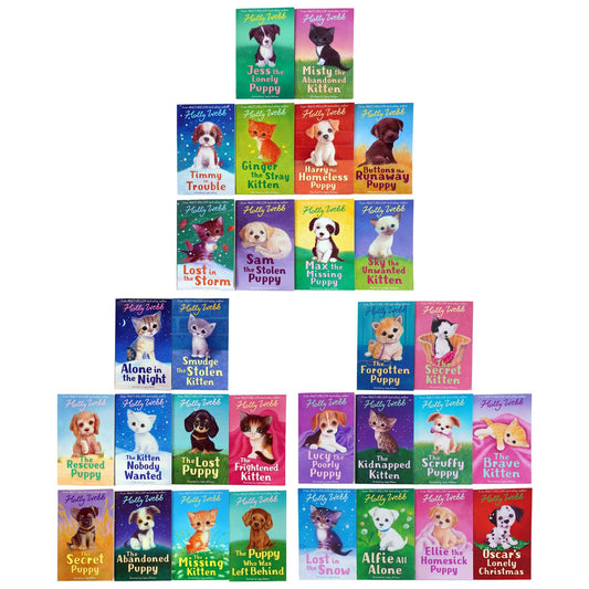 Holly Webb Series 1,2 & 3 - Animal Stories, Pet Rescue Adventure - 30 Books Set (1 To 30) - Age 6+ - Paperback