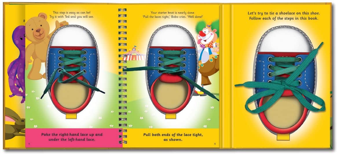 I Can Series 2 Books Collection Set (I Can Tie My Own Shoelaces & I Can Tell the Time) - Ages 3-7 - Hardback