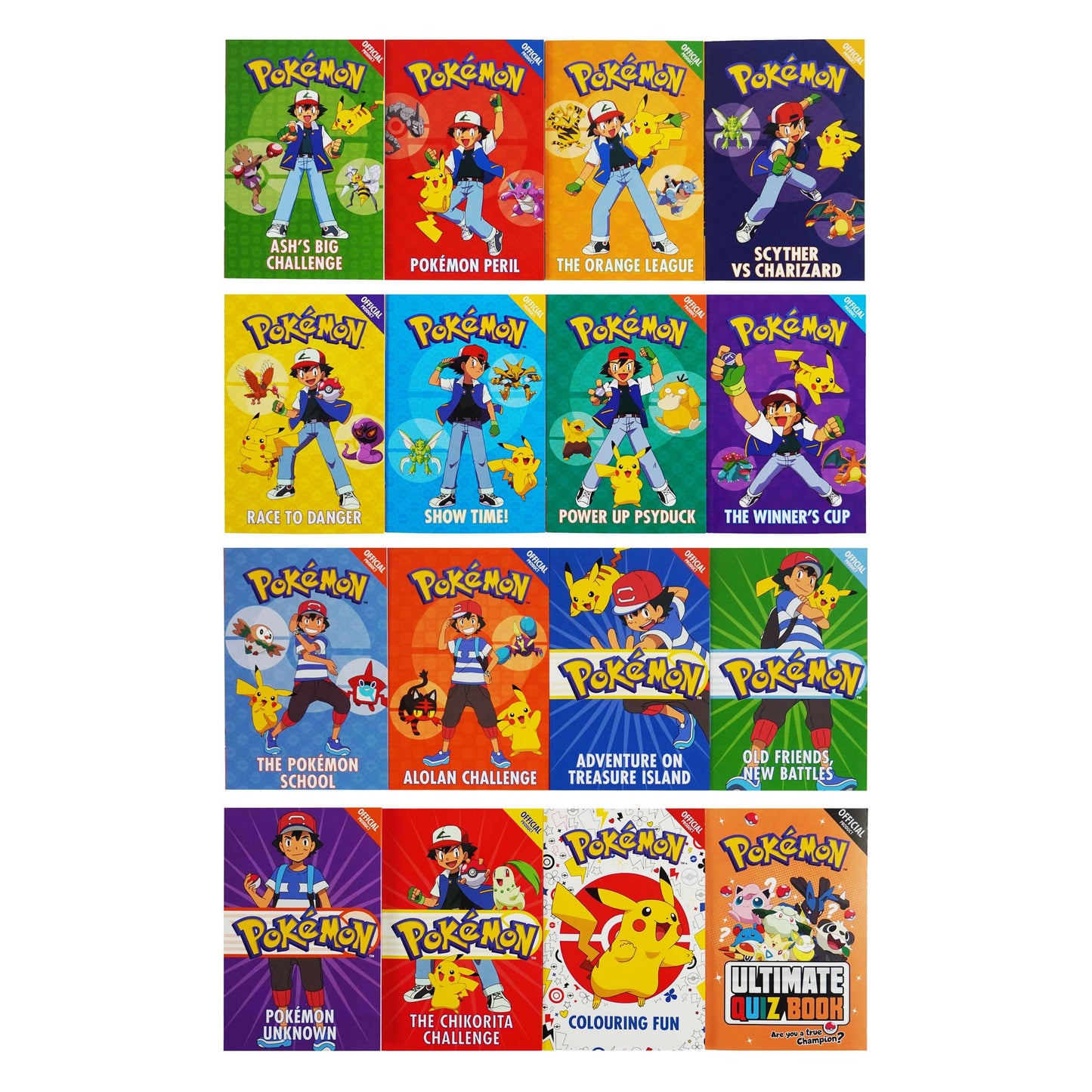 Pokemon Colossal Collection 16 Books Box Set By Tracey West - Ages 5-8 - Paperback