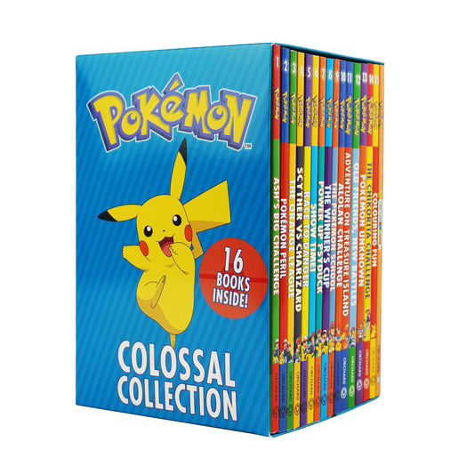 Pokemon Colossal Collection 16 Books Box Set By Tracey West - Ages 5-8 - Paperback