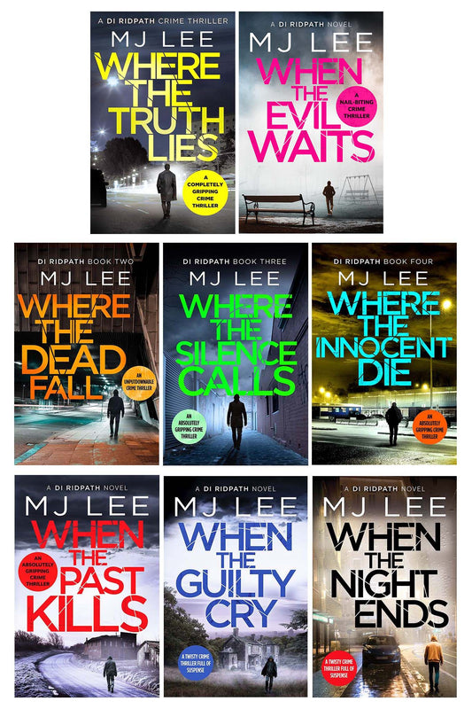 DI Ridpath Crime Thriller Series Collection By M J Lee 8 Books Set - Fiction - Paperback