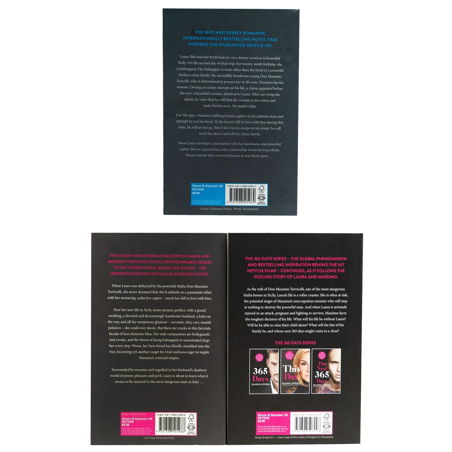 🔥365 Days Series By Blanka Lipinska Collection 3 Books Set - Fiction - Paperback🔥