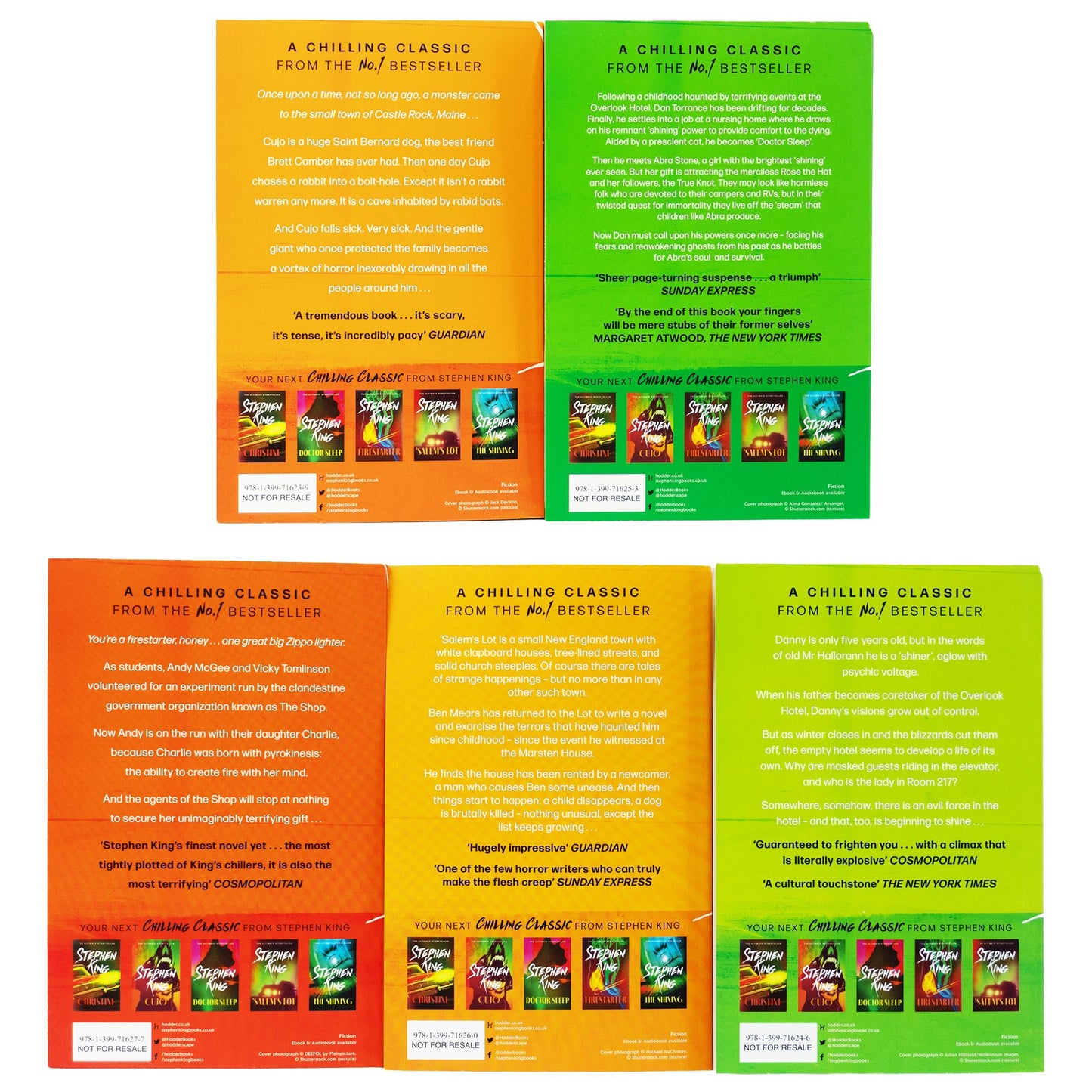 Stephen King Collection 5 Books Box Set - Fiction - Paperback