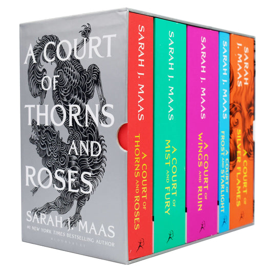 🔥A Court of Thorns and Roses Series by Sarah J. Maas 5 Books Box Set - Ages 17+ - Paperback🔥