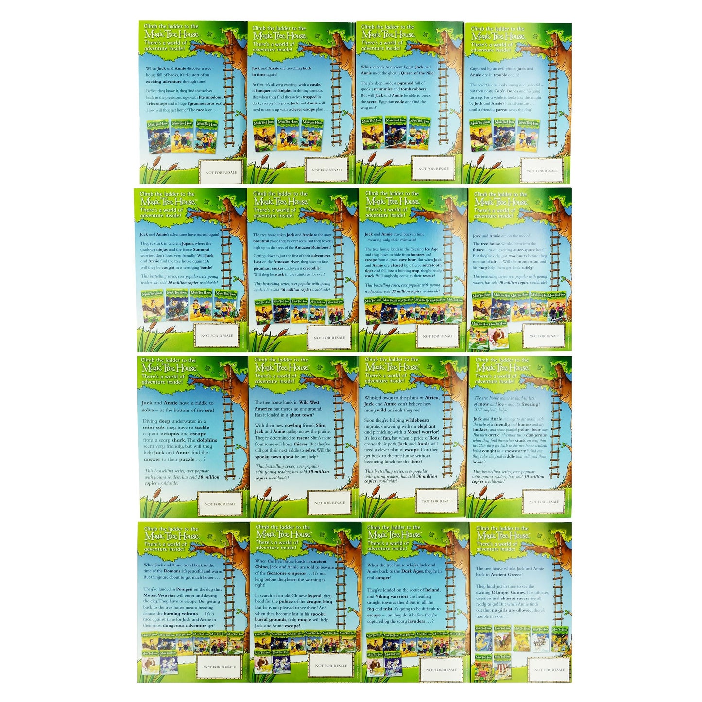 Magic Tree House Collection By Mary Pope Osborne 16 Books Set - Ages 5-7 - Paperback