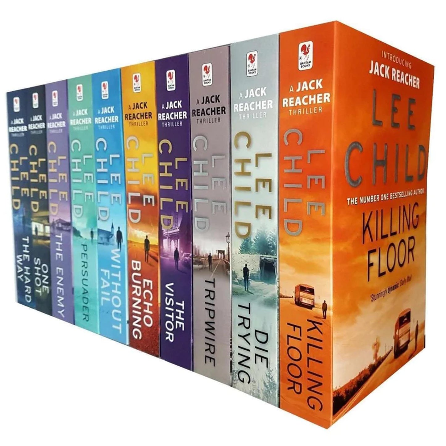 Jack Reacher by Lee Child: Books 1-10 Collection Set - Fiction - Paperback