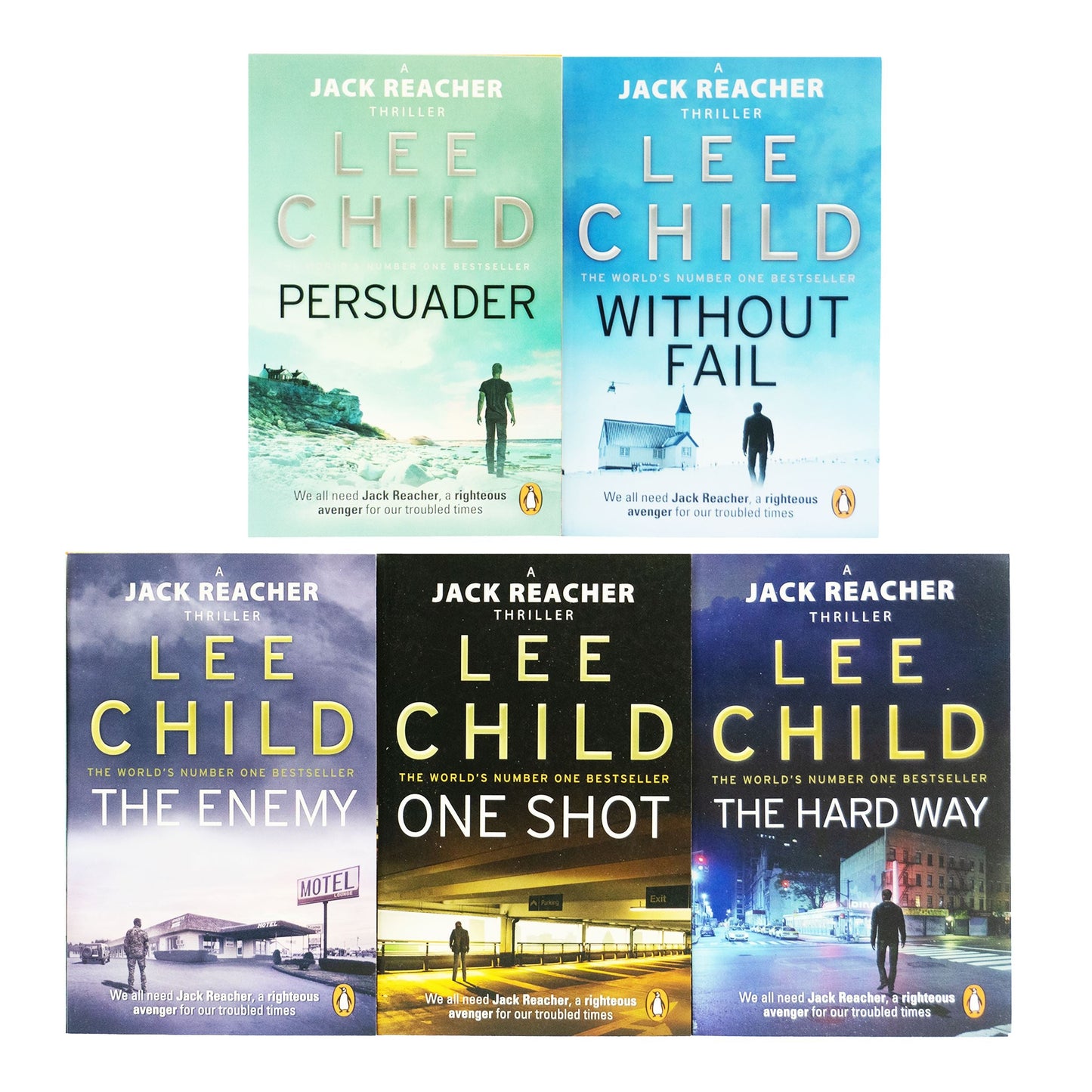 Jack Reacher by Lee Child: Books 1-10 Collection Set - Fiction - Paperback