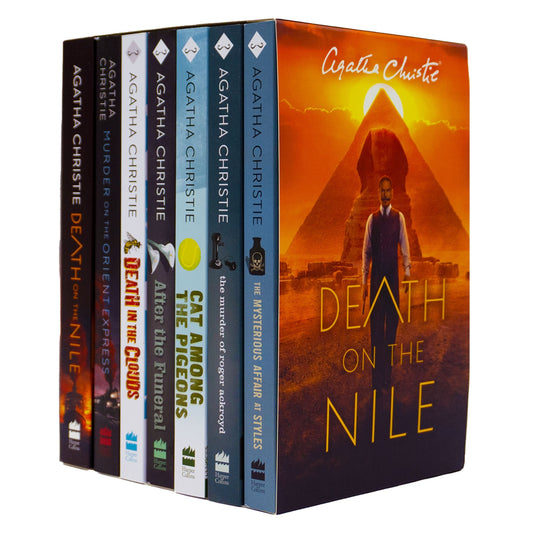 Agatha Christie Poirot Series 7 Books Collection Box Set - Fiction - Paperback