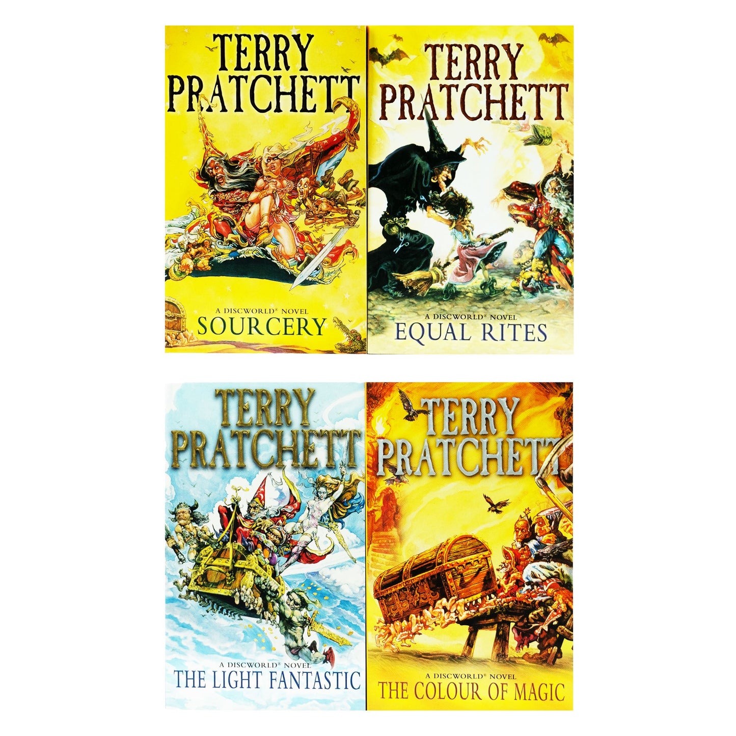 Terry Pratchett's Discworld: Books 1-3 & 5 Collection Set - Fiction - Paperback