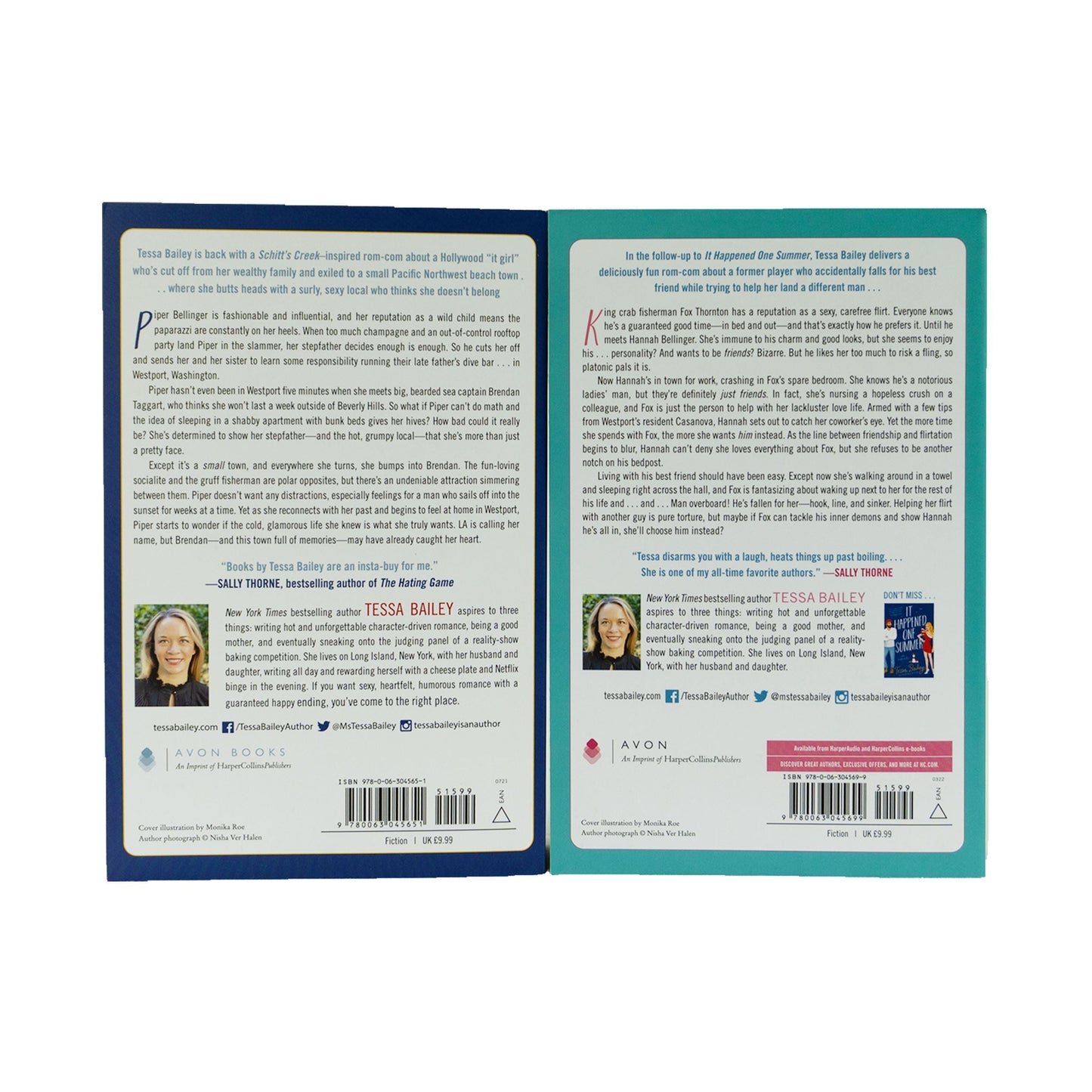 It Happened One Summer Series by Tessa Bailey 2 Books Collection Set - Fiction - Paperback