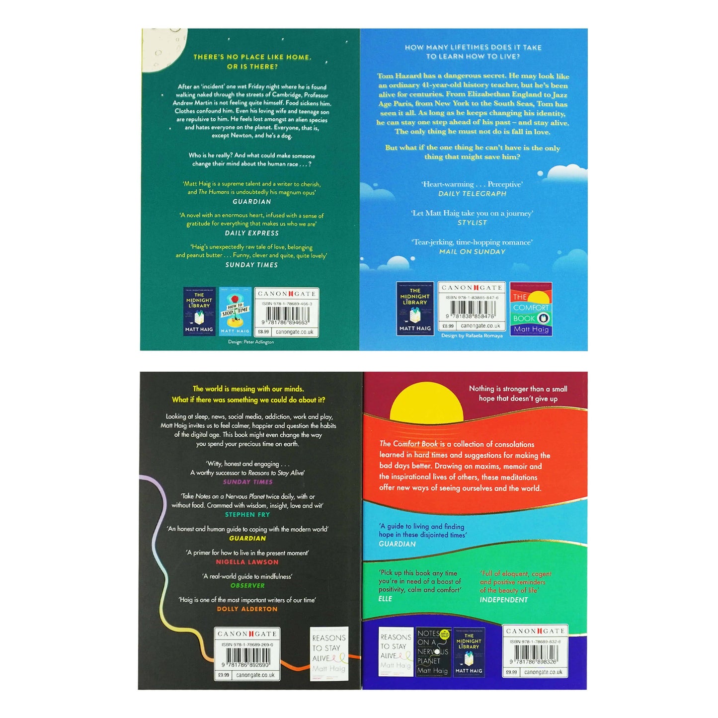 Matt Haig Collection 4 Books Set - Fiction - Paperback