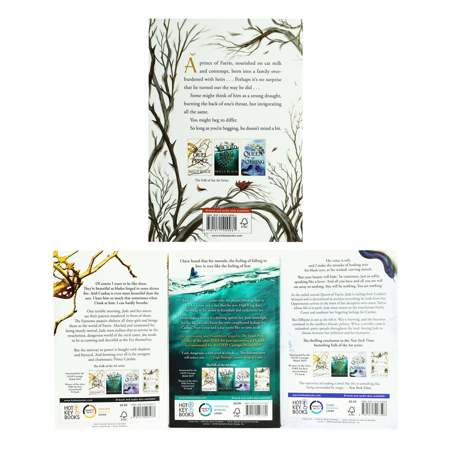 The Folk of the Air Series by Holly Black 4 Books Collection Set - Ages 14+ - Paperback/Hardback