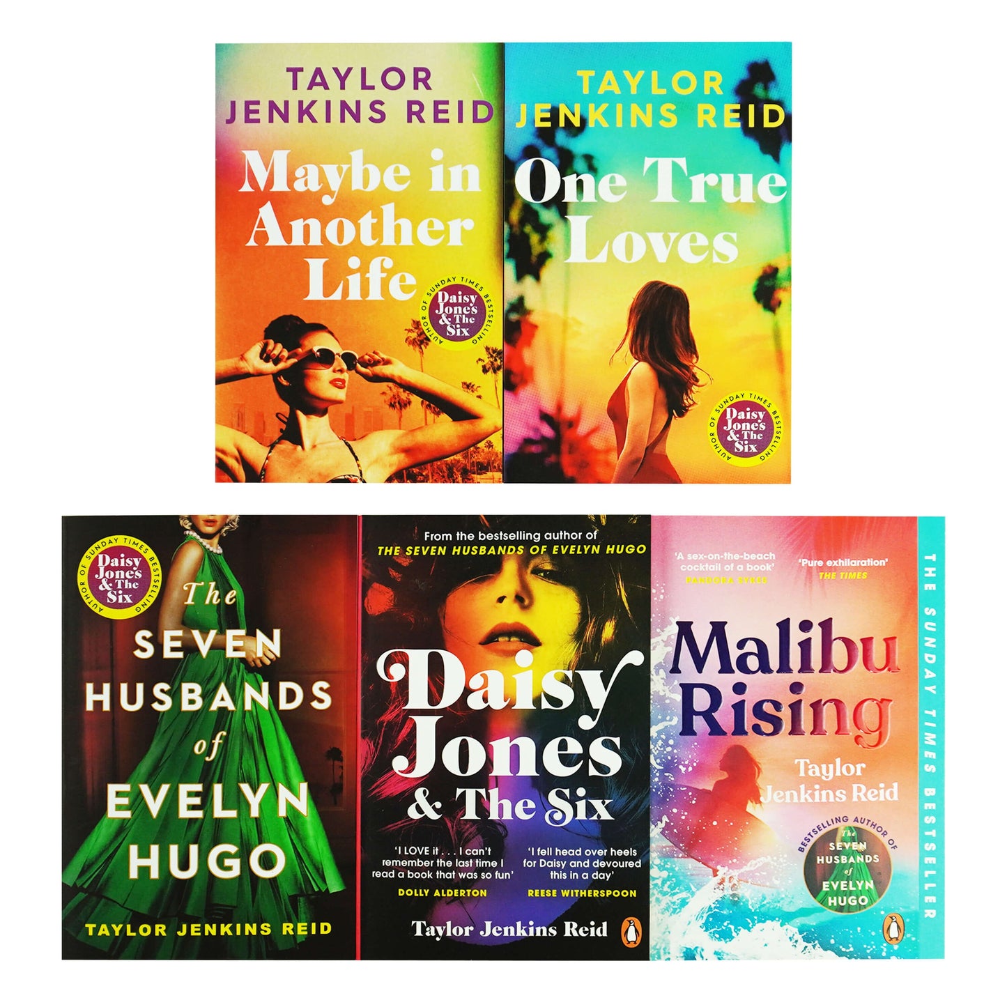 Daisy Jones and the Six by Taylor Jenkins Reid 5 Books Collection Set - Fiction - Paperback