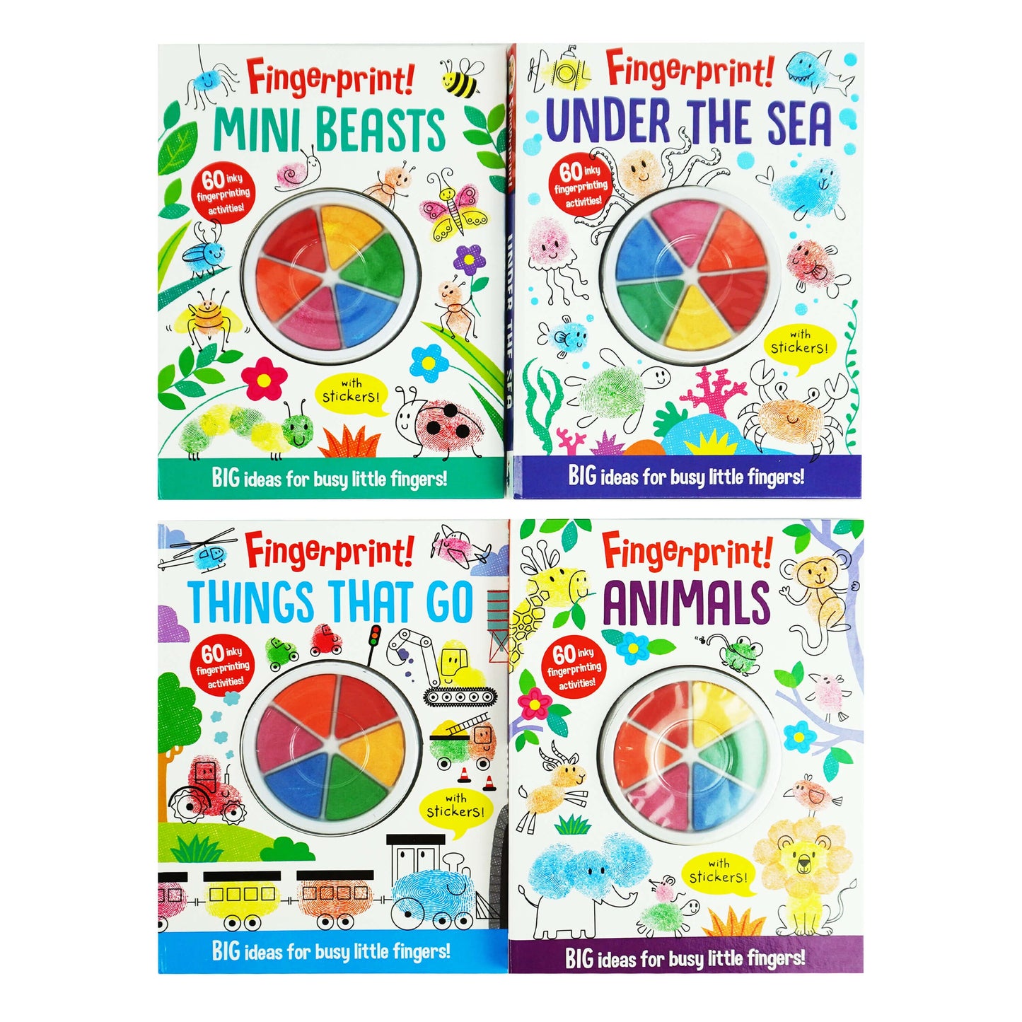 Fingerprint! Collection 4 Books Set by Alice Barker - Ages 3-5 - Hardback