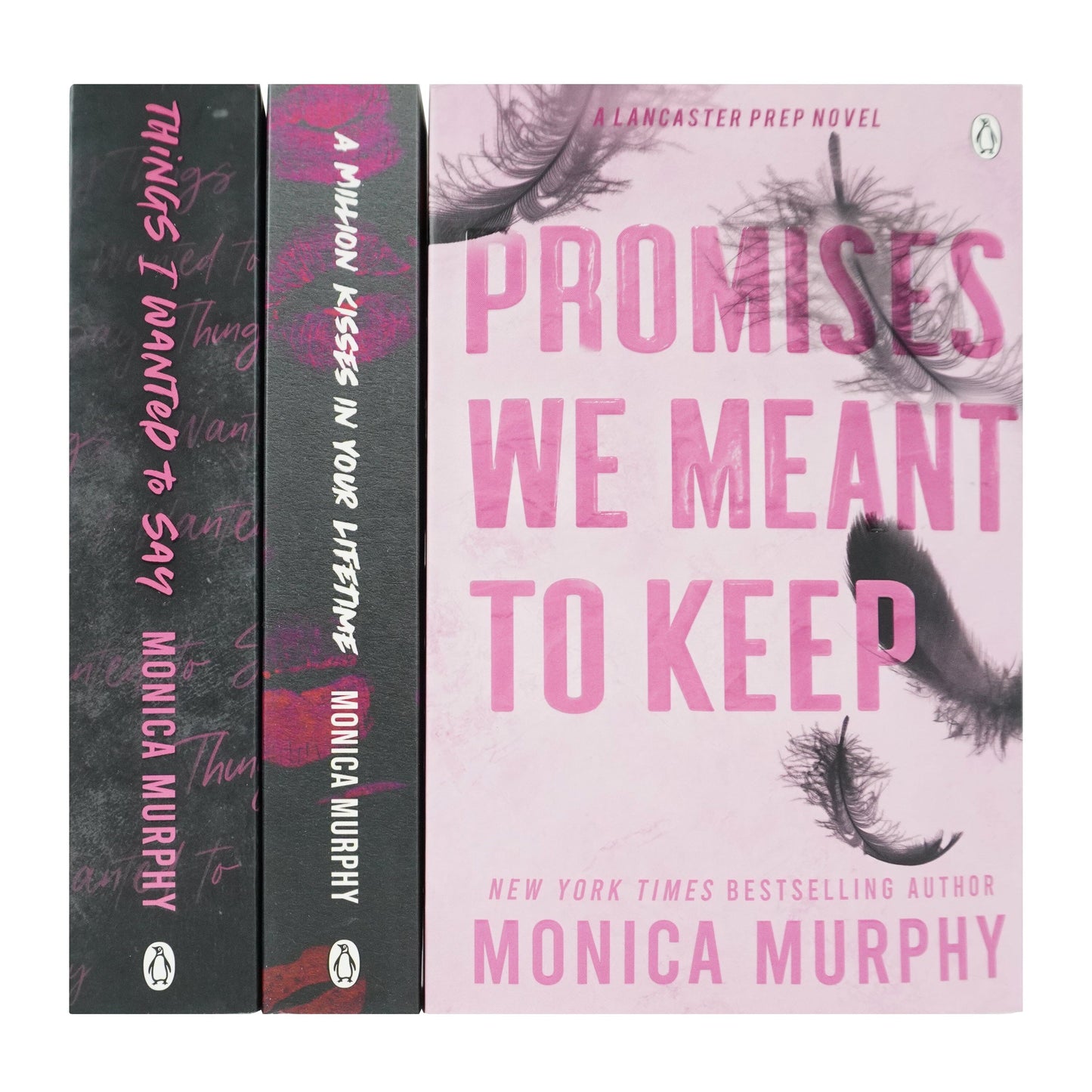 Lancaster Prep Series by Monica Murphy 3 Books Collection Set - Fiction - Paperback