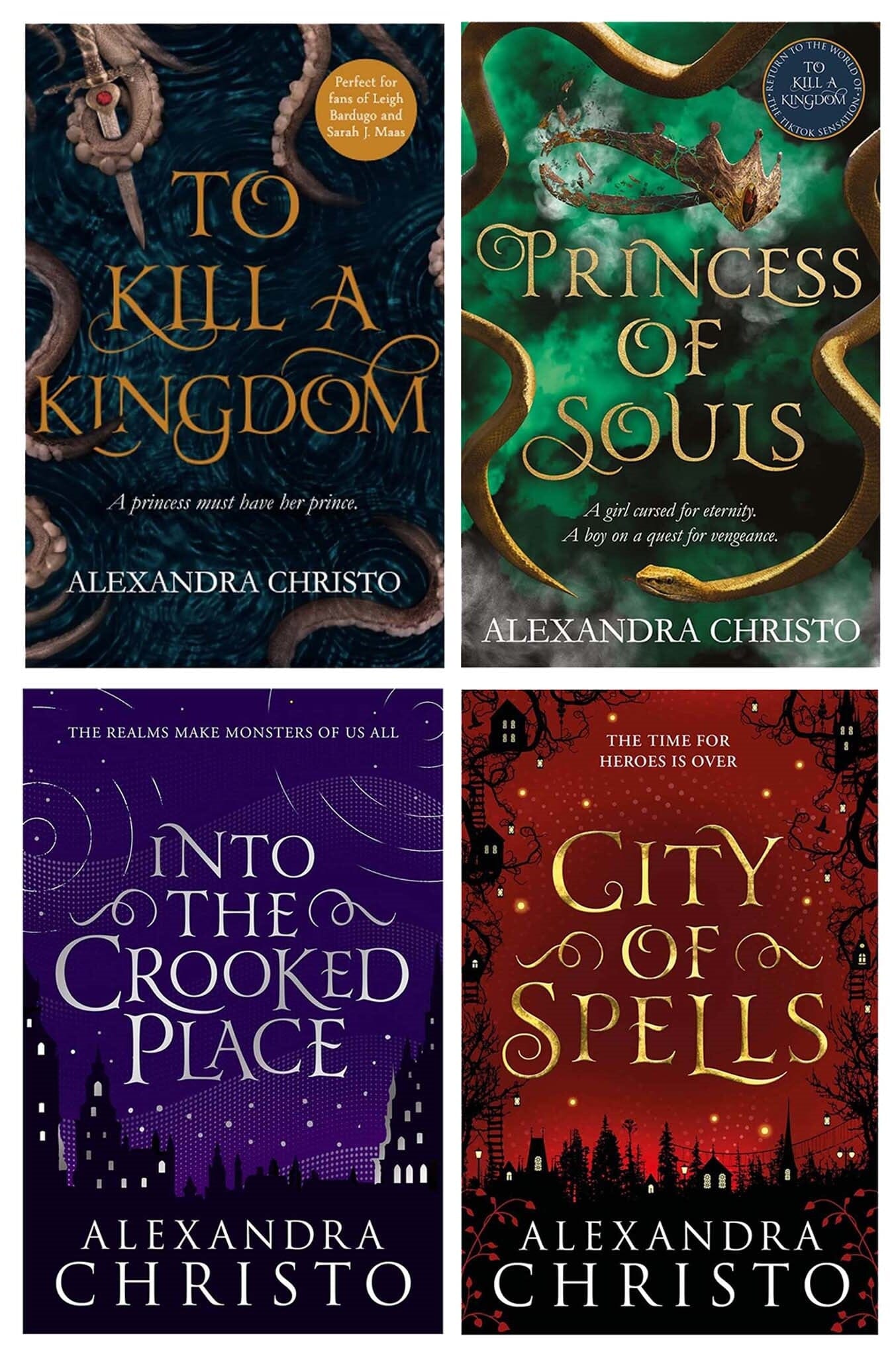 Into the Crooked Place & Hundred Kingdoms Series by Alexandra Christo: 4 Books Collection Set - Fiction - Paperback
