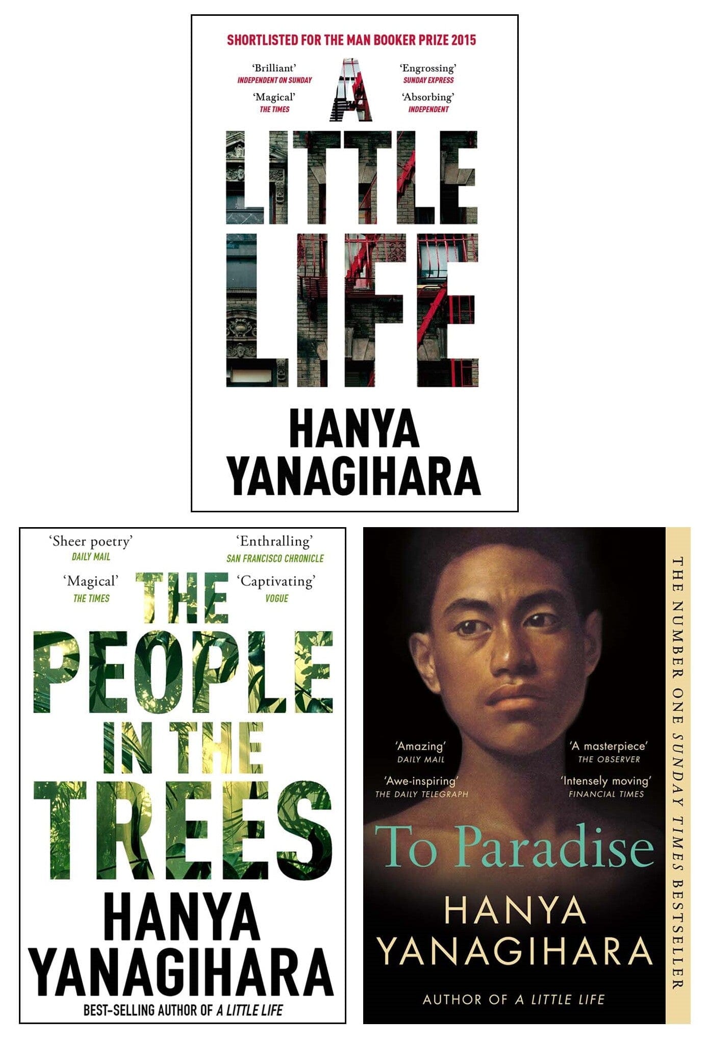 A Little Life by Hanya Yanagihara 3 Books Collection Set - Fiction - Paperback
