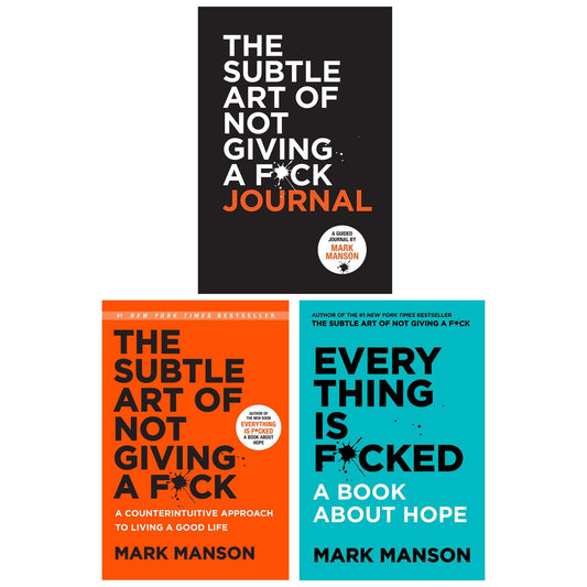 Mark Manson 3 Books Collection Set - Non-Fiction - Paperback