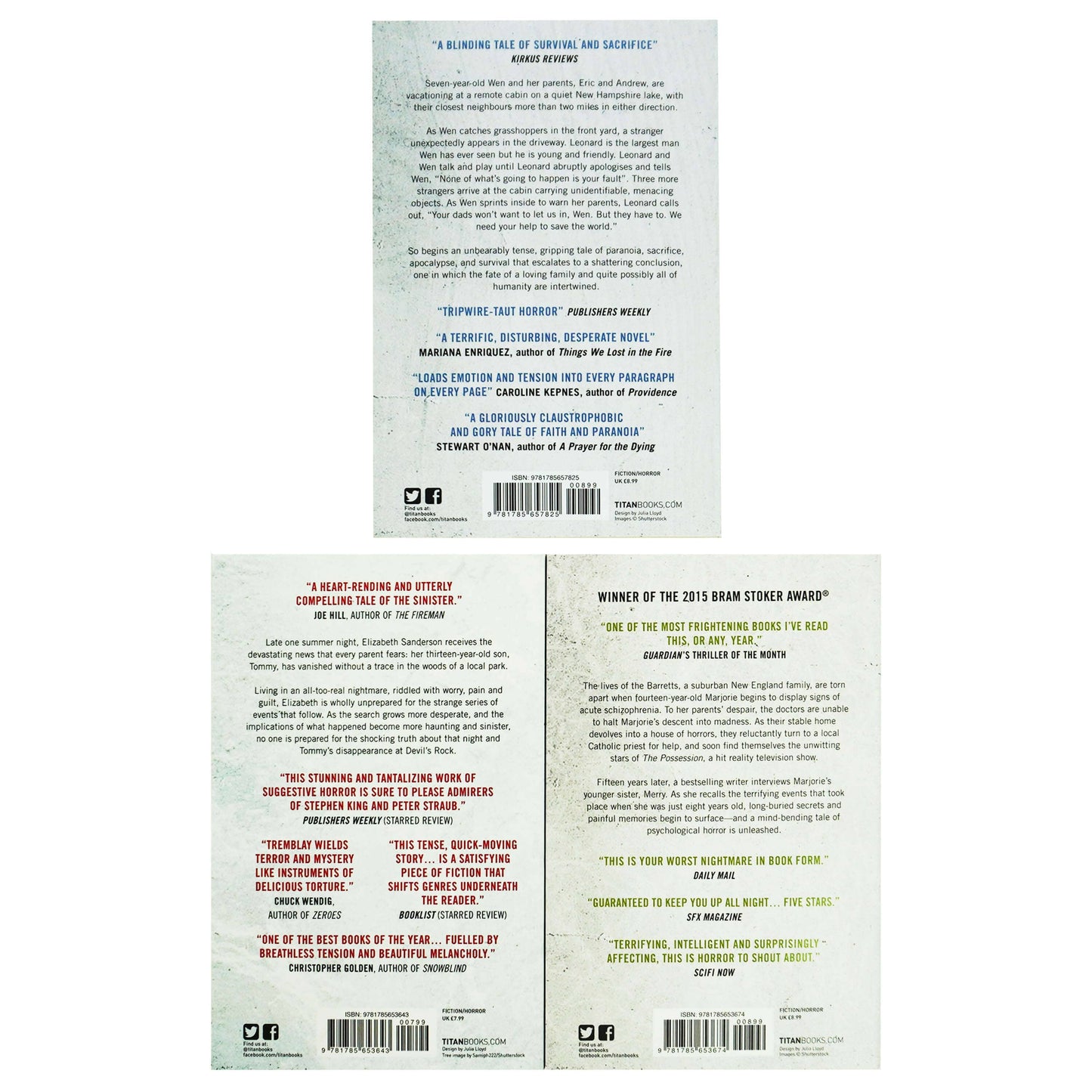 Paul Tremblay Collection 3 Books Set - Fiction - Paperback