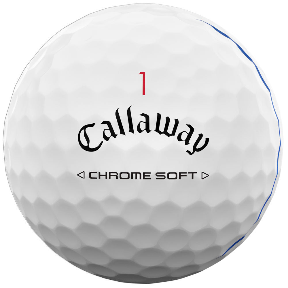 Chrome Soft Triple Track Golf Balls: Tour Quality, Distance, Spin, Soft Feel
