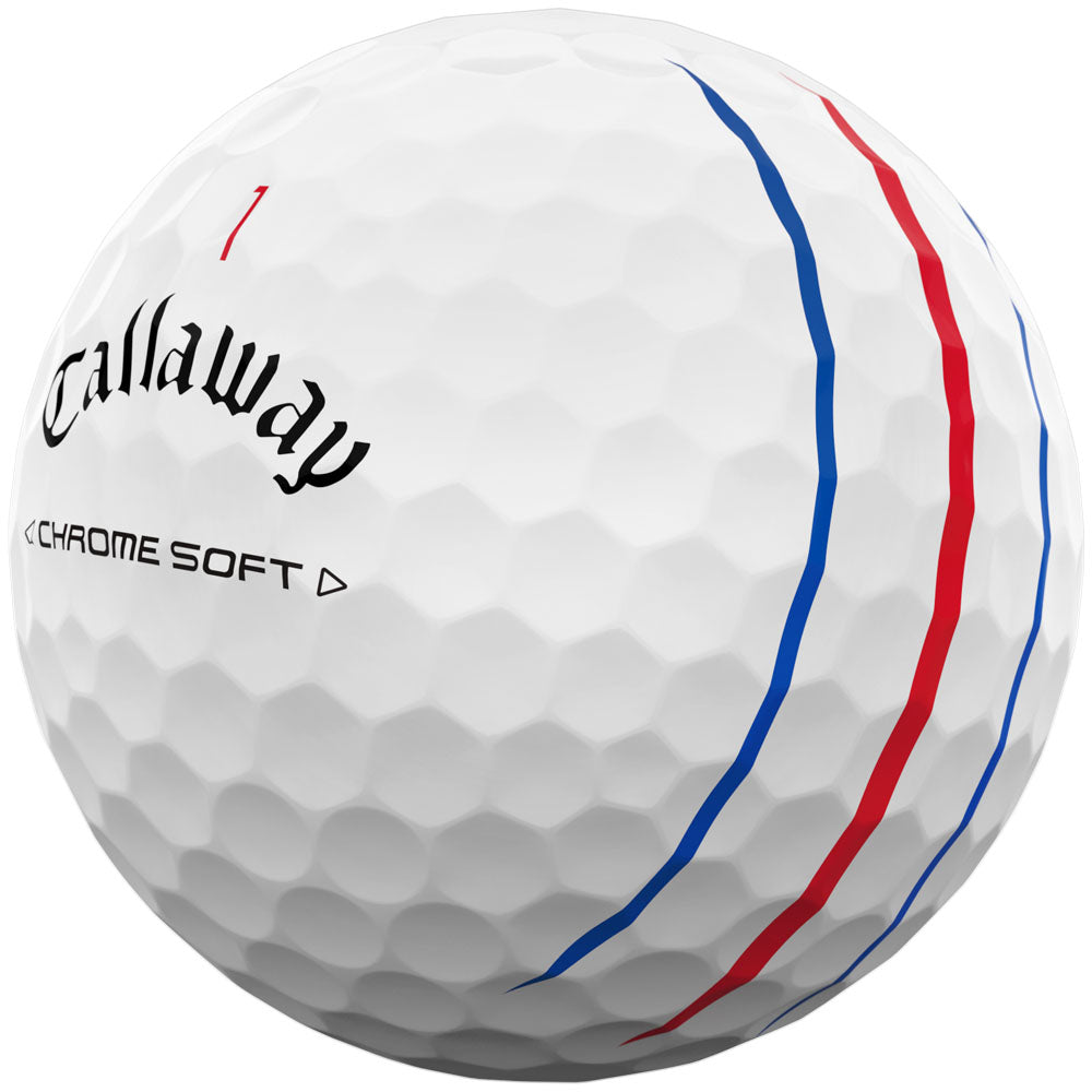 Chrome Soft Triple Track Golf Balls: Tour Quality, Distance, Spin, Soft Feel