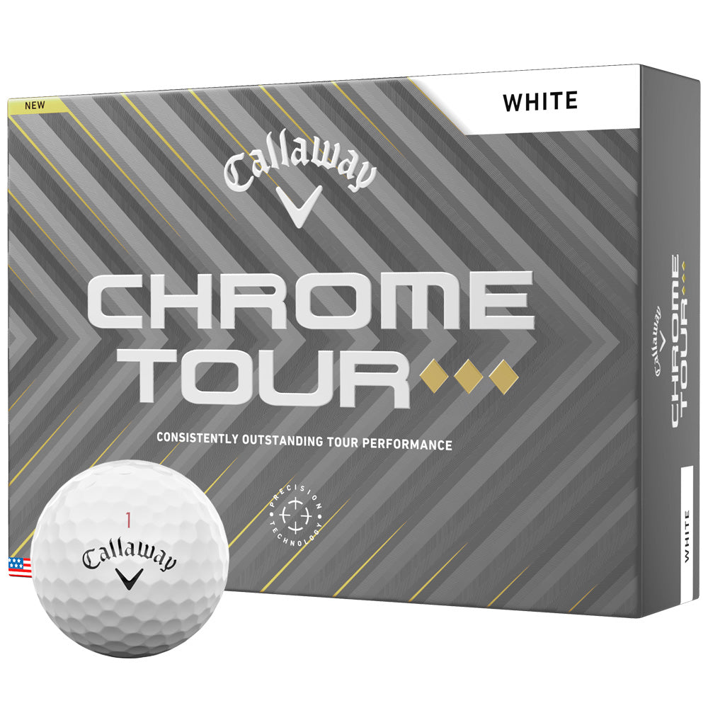 Chrome Tour TD Golf Balls: 12-Pack, Fast Core, Ultimate Tour Control
