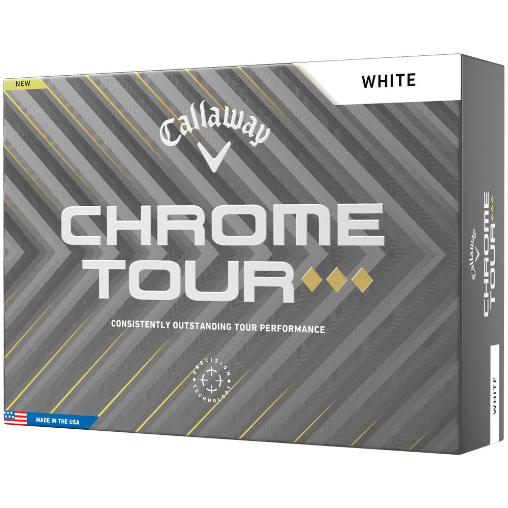 Chrome Tour TD Golf Balls: 12-Pack, Fast Core, Ultimate Tour Control