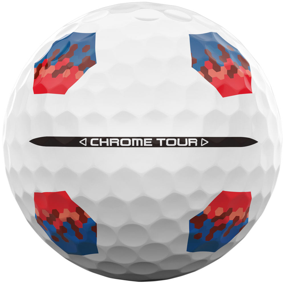 Chrome Tour TruTrack Golf Balls: Precision, Speed, and Control (12-Pack)