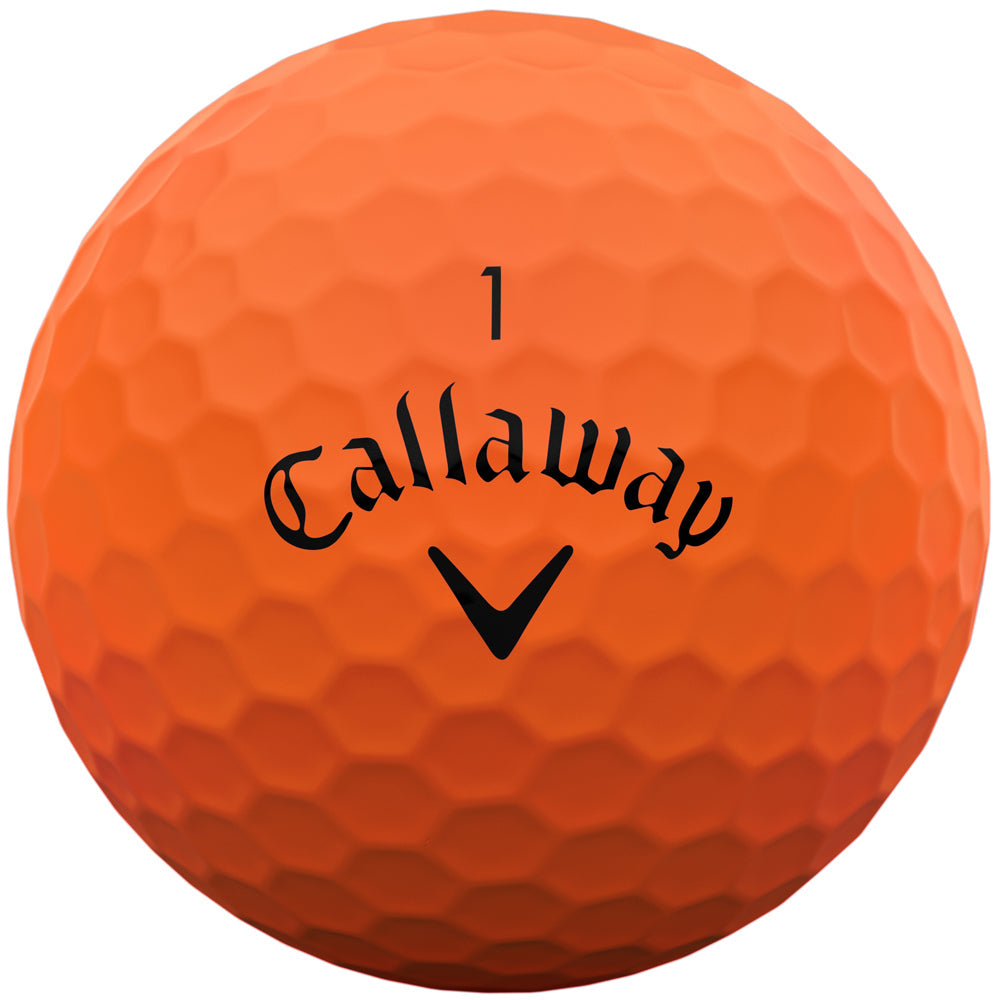 Supersoft Matte Orange Golf Balls: Distance, Super Soft Feel, Green Control