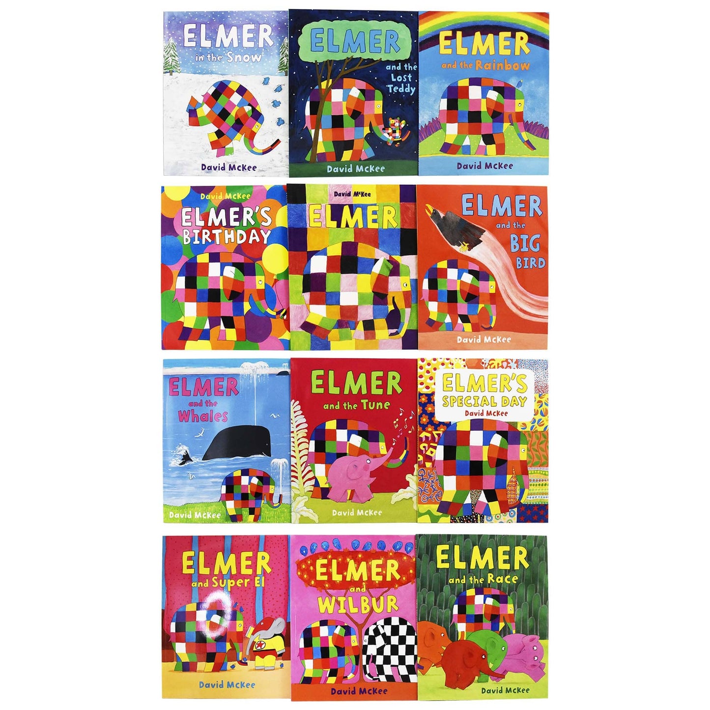 Elmer Picture 12 Books Collection by David McKee - Ages 5+ - Paperback