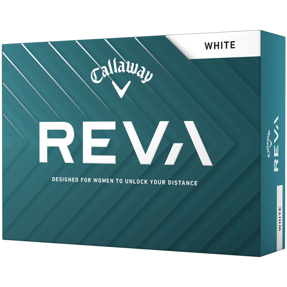 REVA Ladies Golf Balls: 12-Pack, Enhanced Distance, Accuracy, Soft Feel