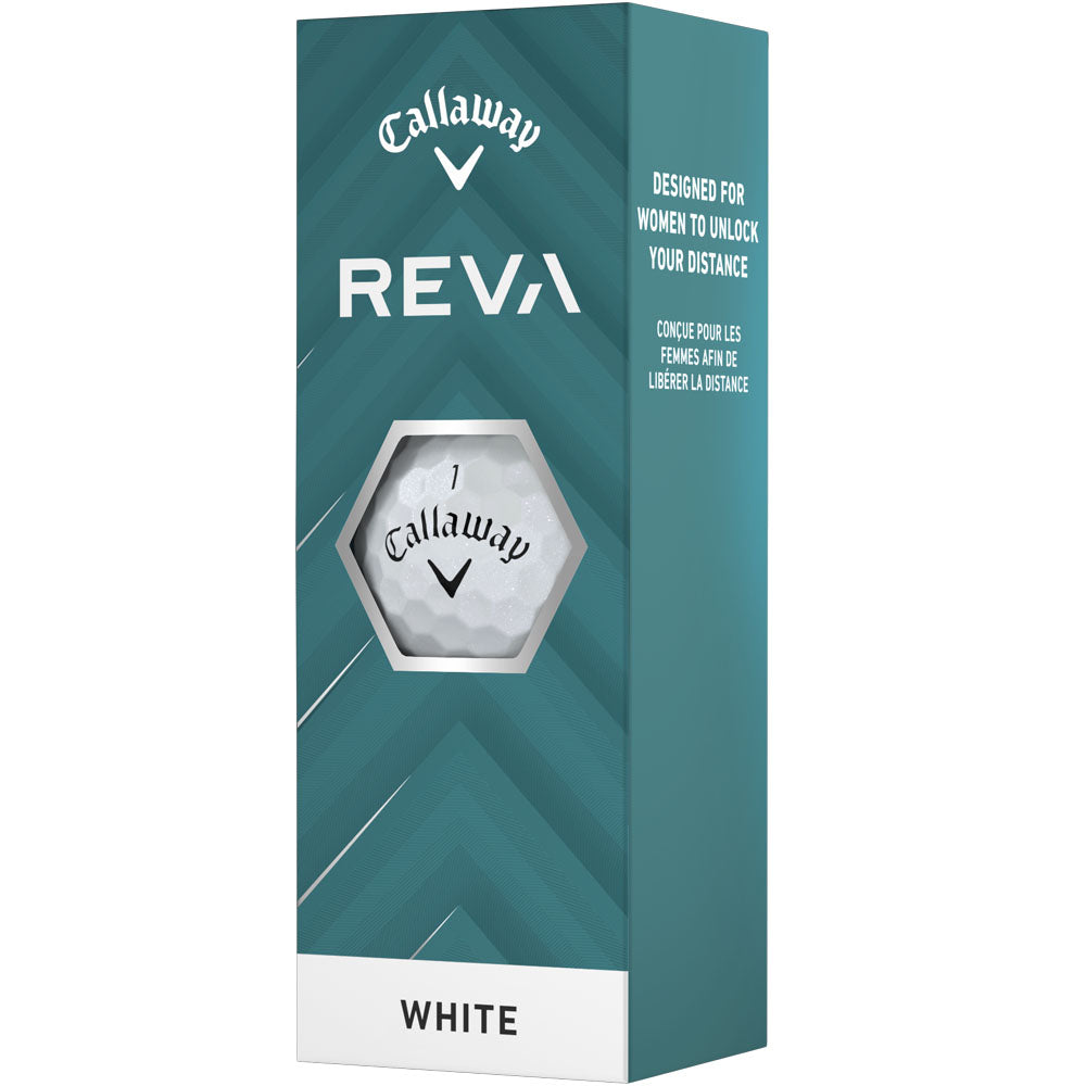 REVA Ladies Golf Balls: 12-Pack, Enhanced Distance, Accuracy, Soft Feel