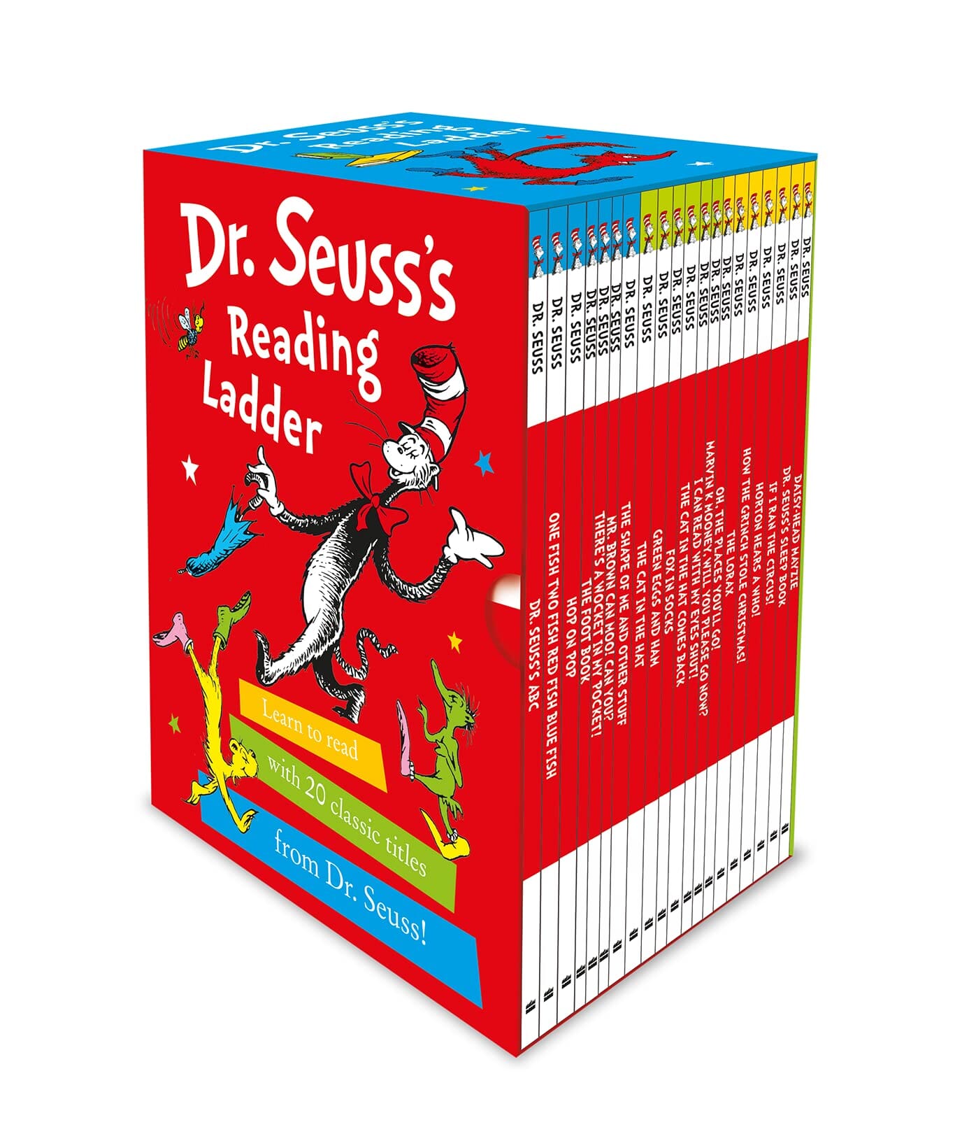 Dr. Seuss's Reading Ladder Learn To Read 20 Books Collection Box set - Age 3-7 - Paperback