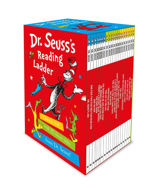Dr. Seuss's Reading Ladder Learn To Read 20 Books Collection Box set - Age 3-7 - Paperback