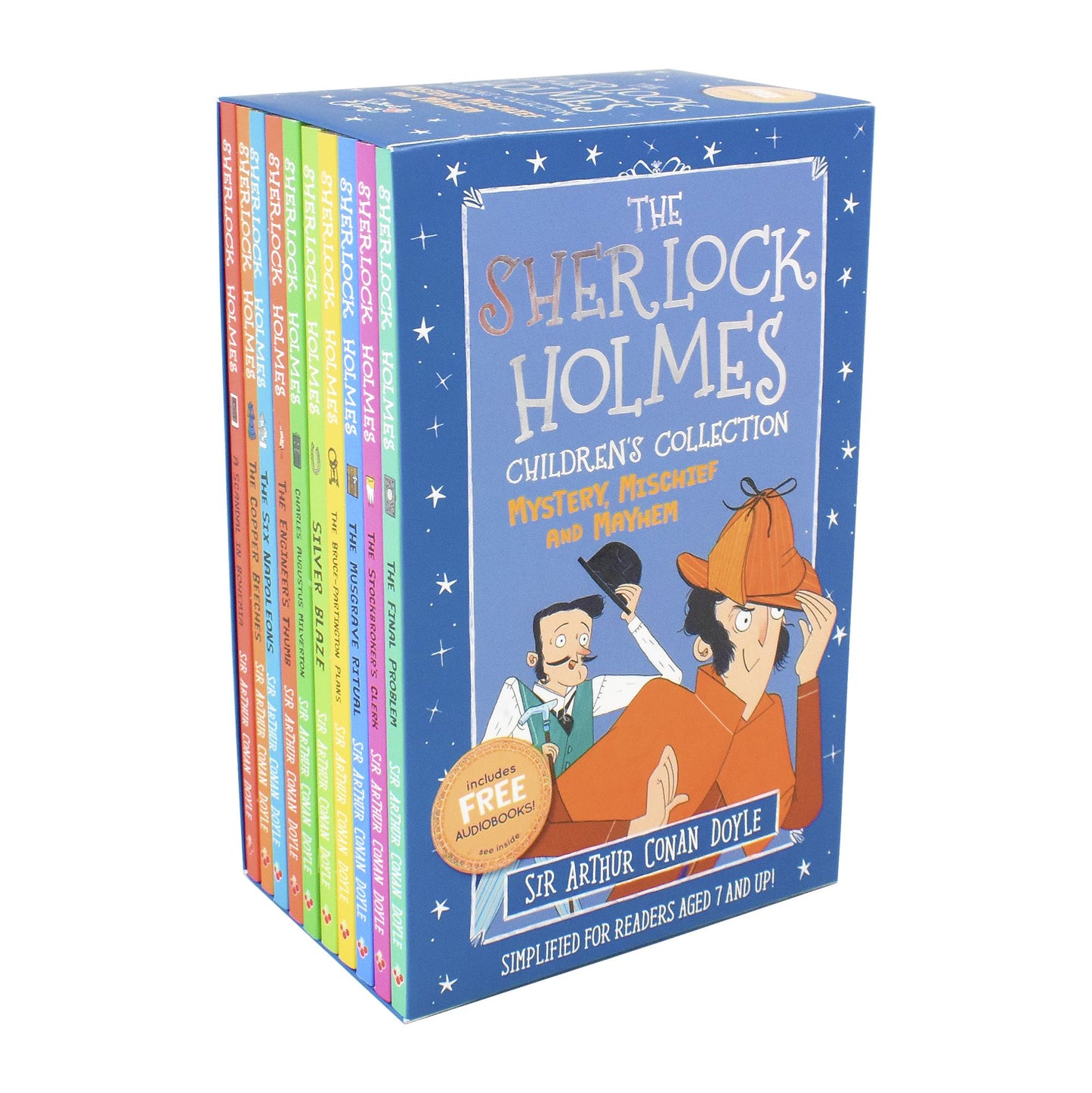 Sherlock Holmes Children's Collection 20 Books (Series 1 & 2) by Sir Arthur Conan Doyle - Ages 7-9 - Paperback